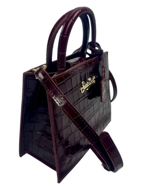 borsa donna shop bag midi in cocco bordeaux MC2 Saint Barth | SHOP BAG MIDI-PRINTED CROCO LEATHER45